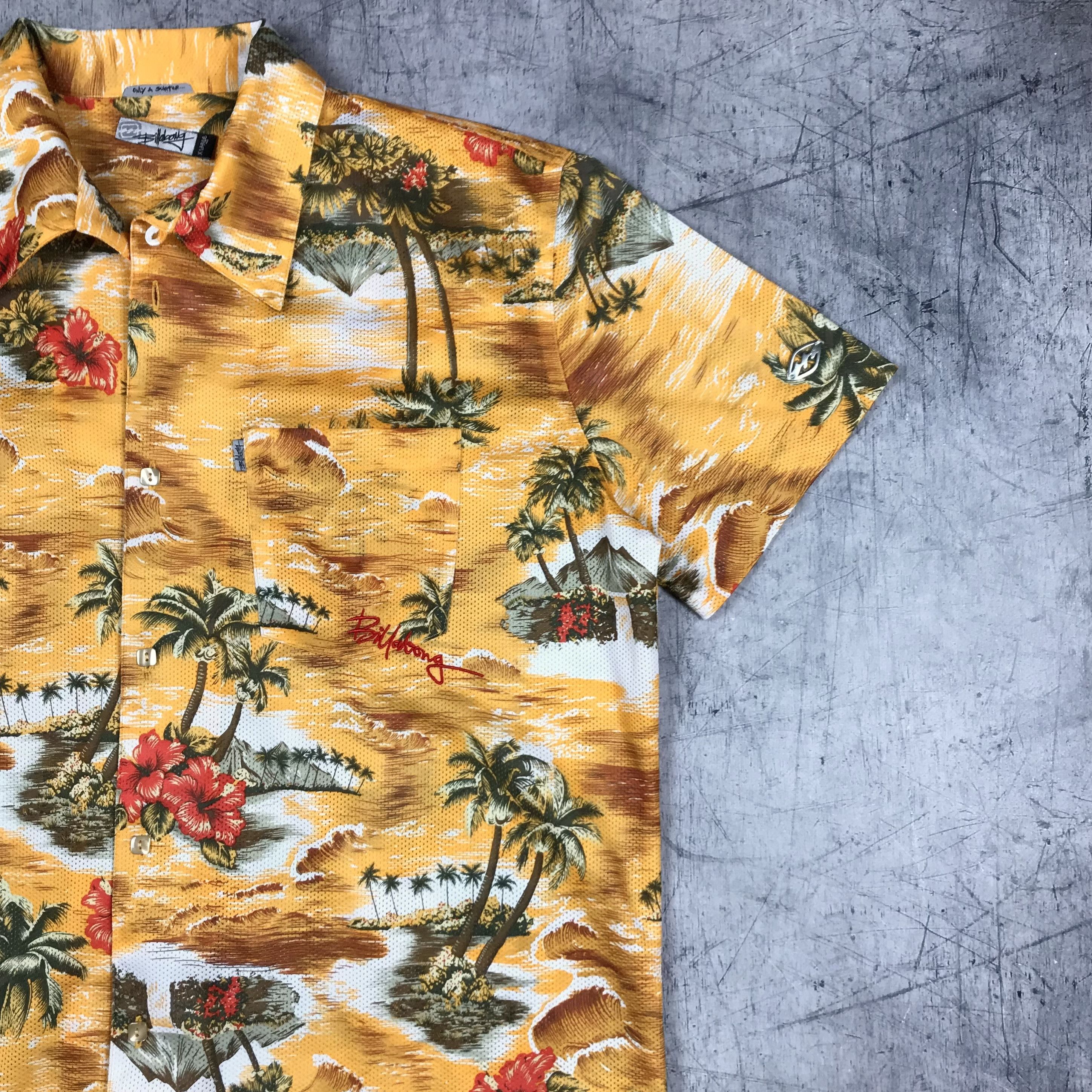 Billabong Y2K Billabong Hong Kong Hawaii SS Shirt Size US XL / EU 56 / 4 - 8 Thumbnail