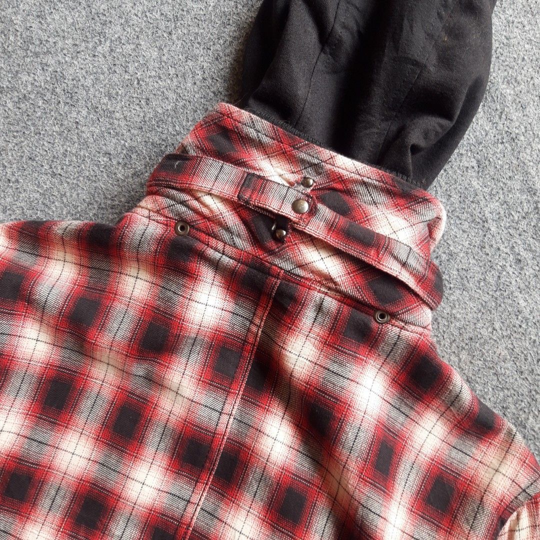Hysteric Glamour × In The Attic × Japanese Brand In the attic plaid hoodie bondage Size US M / EU 48-50 / 2 - 5 Thumbnail
