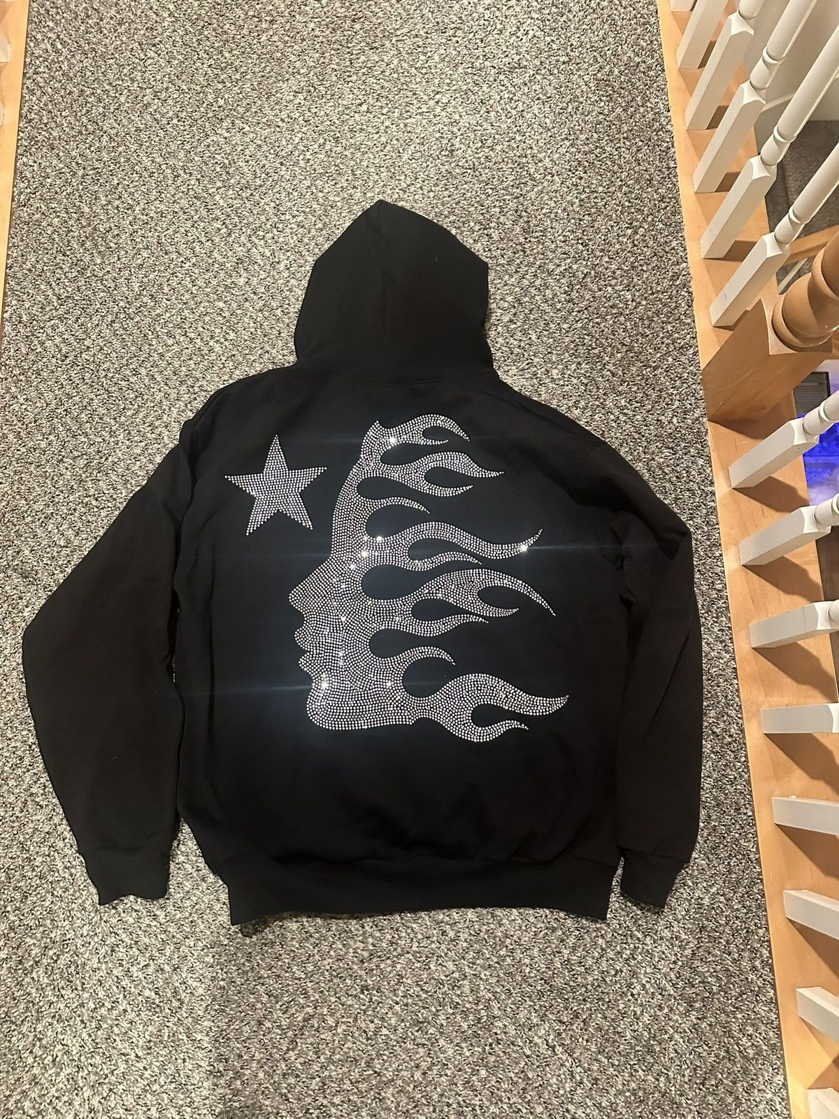 HELLSTAR Hellstar Rhinestone Hoodie | Grailed