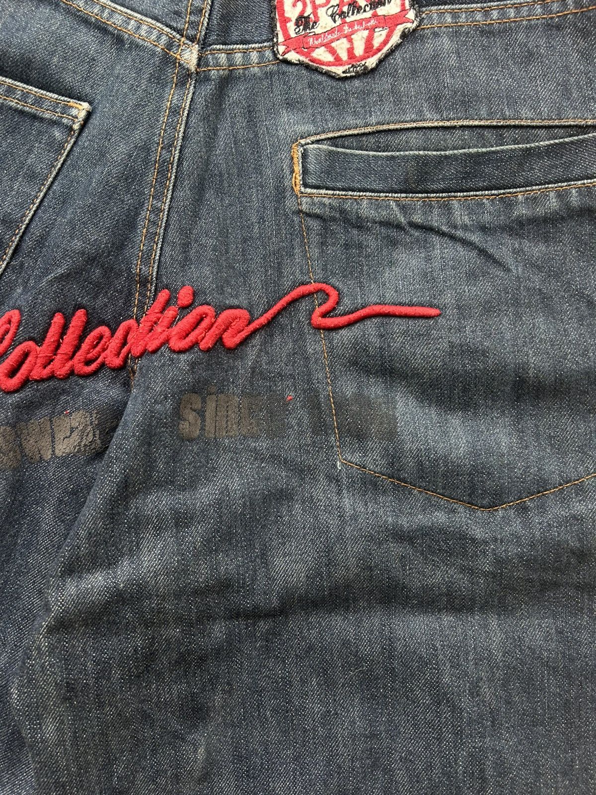 Vintage Vintage Y2K Baggy 2Pac Denim Jorts Jnco Style Skater Shorts Size US 30 / EU 46 - 11 Thumbnail