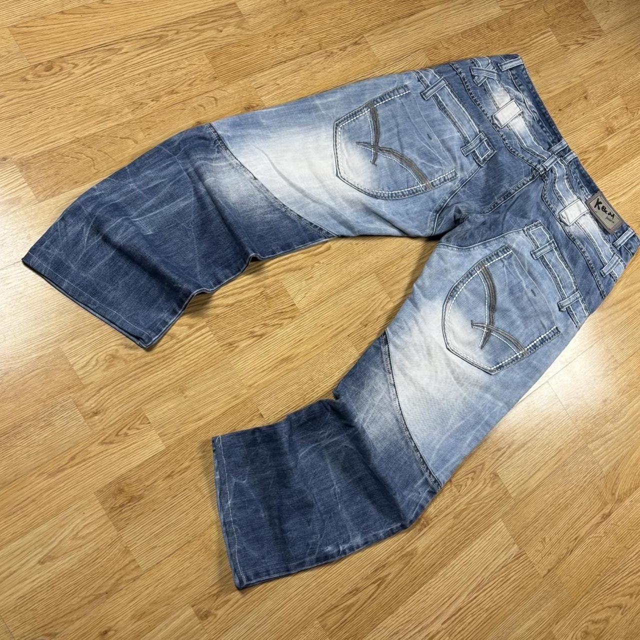 Japanese Brand Vintage y2k 90s Japanese style patchwork denim Size US 36 / EU 52 - 6 Thumbnail