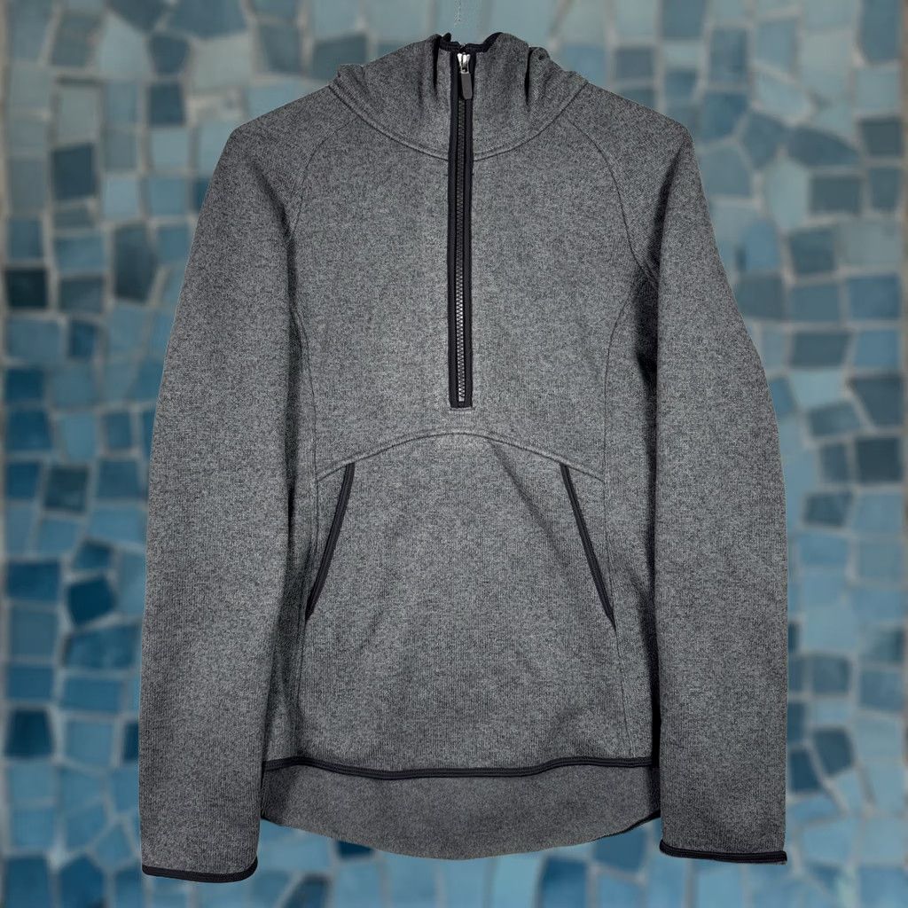 Lululemon Lululemon Hoodie Womens 8 Fleece 1/2 Zip Pullover Activewear C5 Gym Shirt Size M / US 6-8 / IT 42-44 - 1 Thumbnail