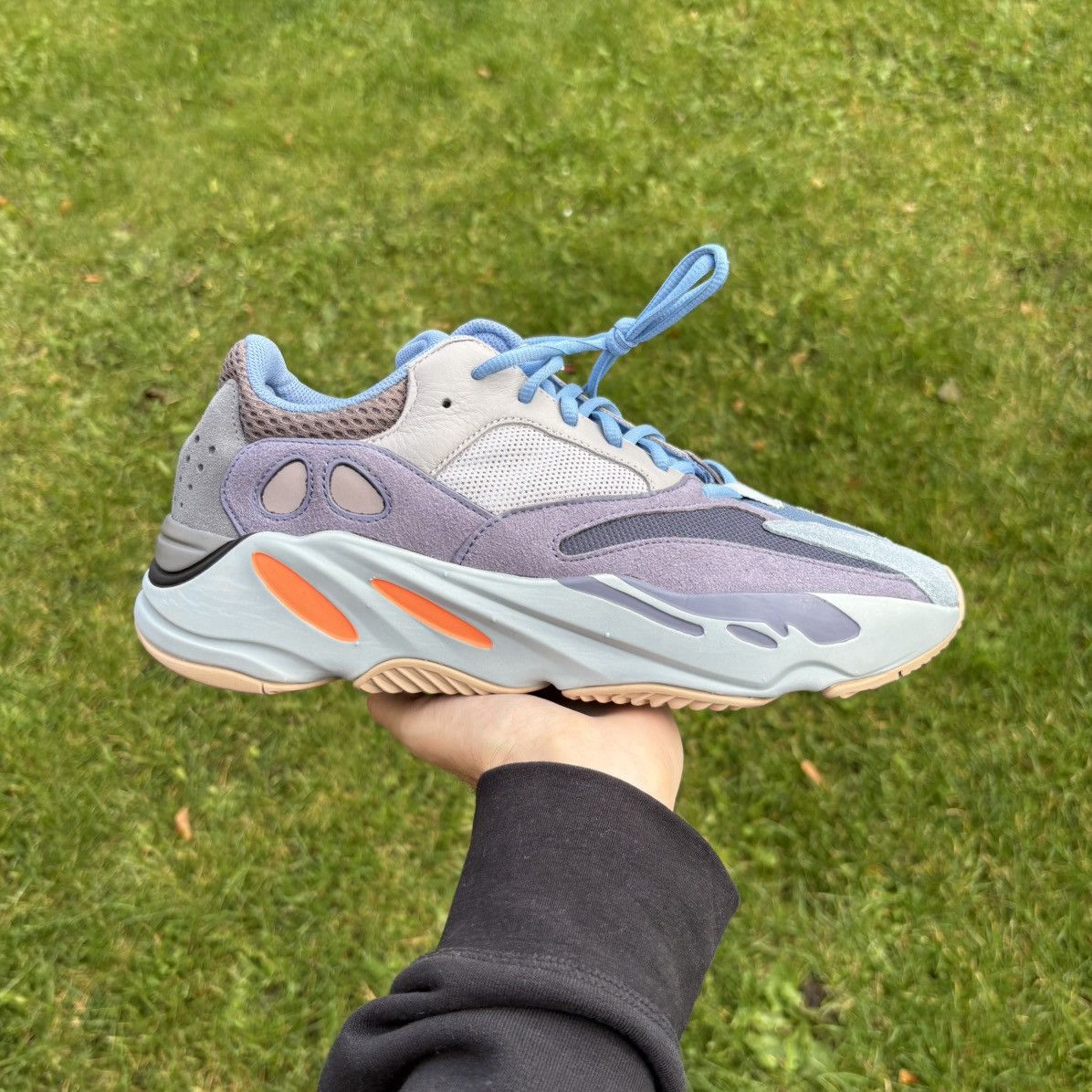 Adidas × Kanye West adidas Yeezy Boost 700 V1 Carbon Blue Size US 11.5 / EU 44-45 - 2 Thumbnail