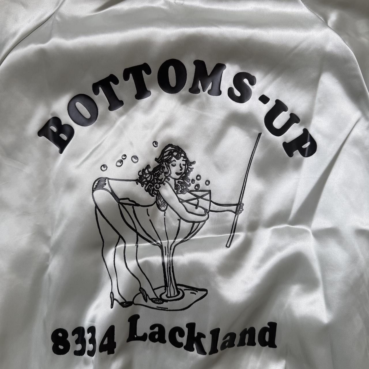 Vintage vintage silver satin jacket gray coach's souvenir bomber Size US XL / EU 56 / 4 - 8 Thumbnail