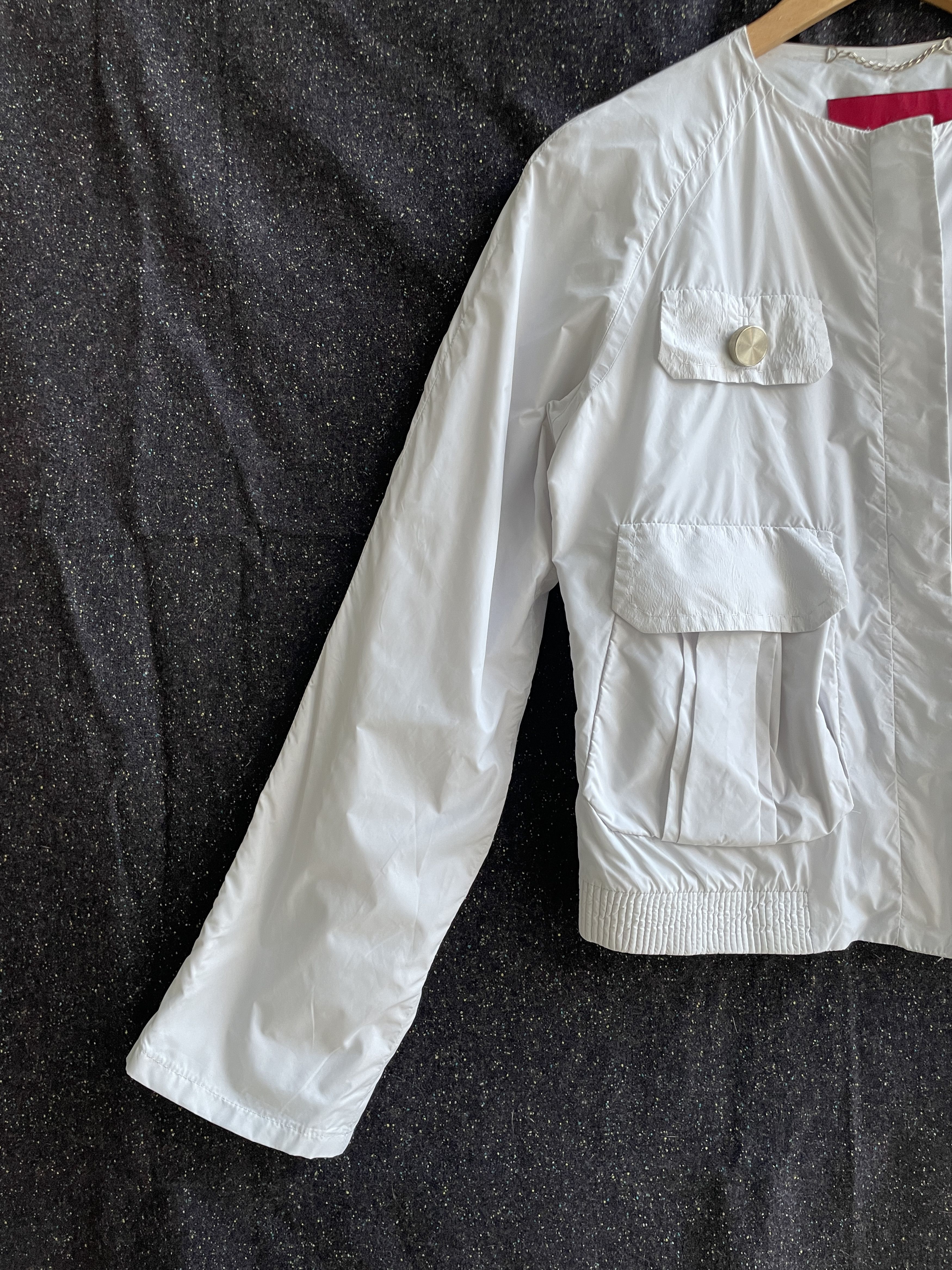 Moncler Moncler Gamme Rouge Womens Lightweight Cropped Jacket Size XS / US 0-2 / IT 36-38 - 7 Thumbnail