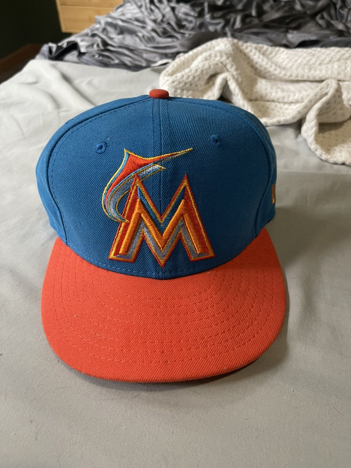 New Era New Era Marlins SnapBack Hat Size ONE SIZE - 1 Thumbnail