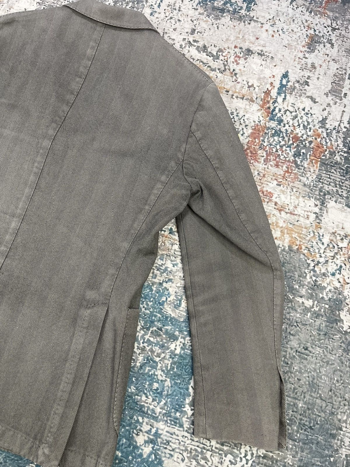 Boglioli Boglioli Herringbone R3302G Double Slit Coat Jackets Size US M / EU 48-50 / 2 - 11 Thumbnail