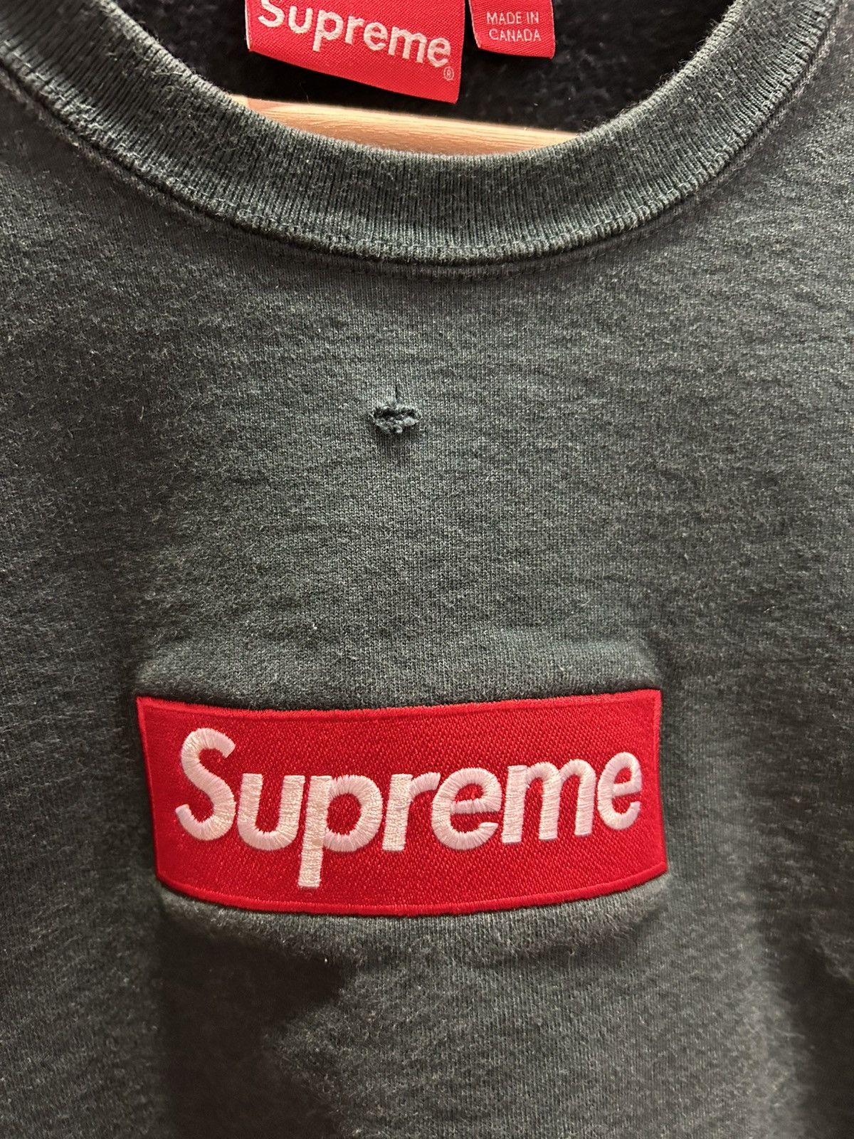 Supreme Supreme Box Logo Crewneck Size US M / EU 48-50 / 2 - 3 Thumbnail