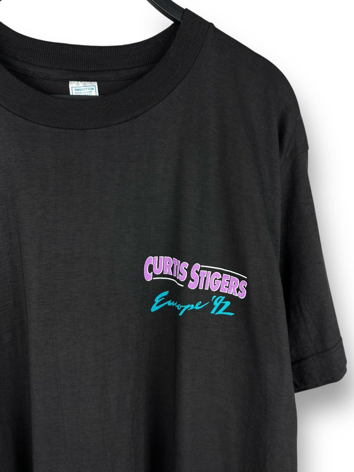 Band Tees Vintage 1992 Curtis Stigers European Tour T-Shirt Size US XL / EU 56 / 4 - 10 Thumbnail