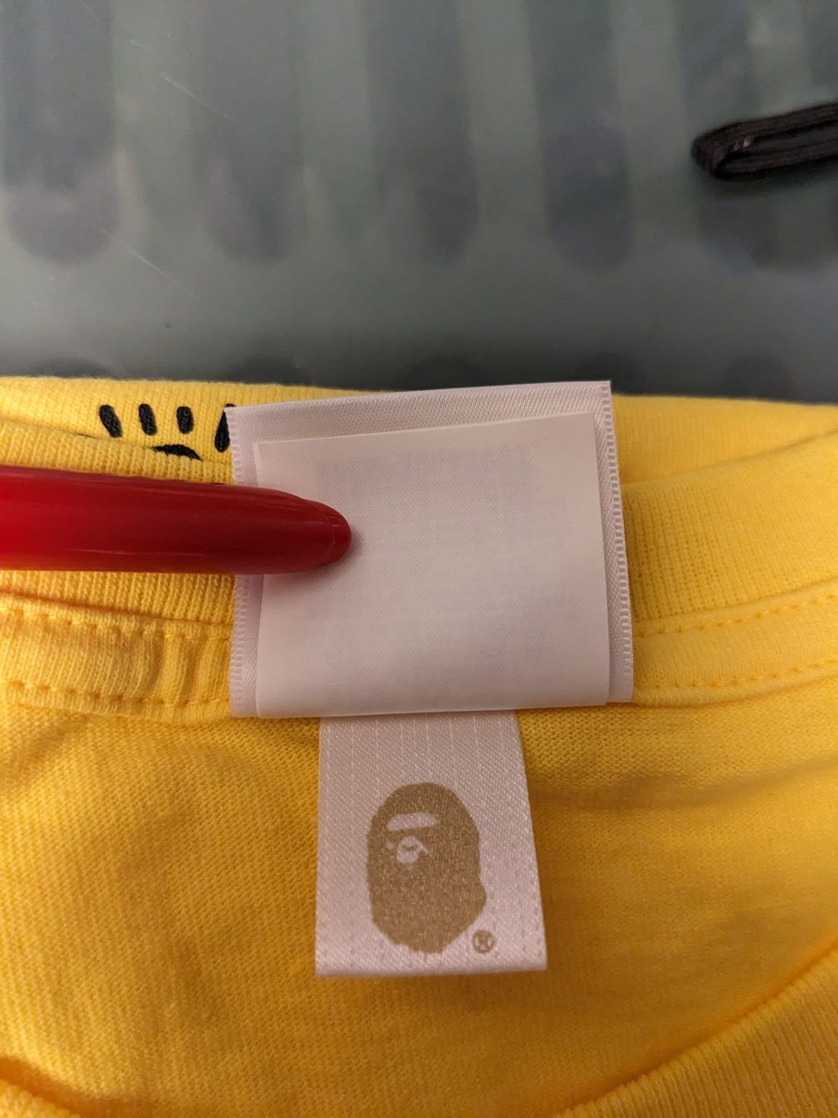 Bape BAPE Keith Haring Foundation Tee 2 XL Yellow a bathing ape Size US XL / EU 56 / 4 - 11 Thumbnail