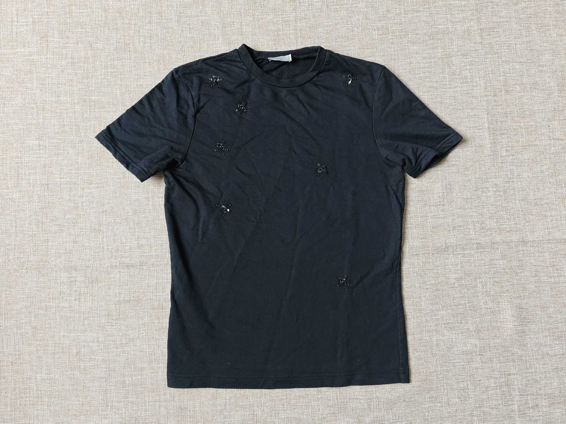 Dior Dior Men's Sequin Bee Short-Sleeve T-Shirt Size US XXS / EU 40 - 1 Thumbnail