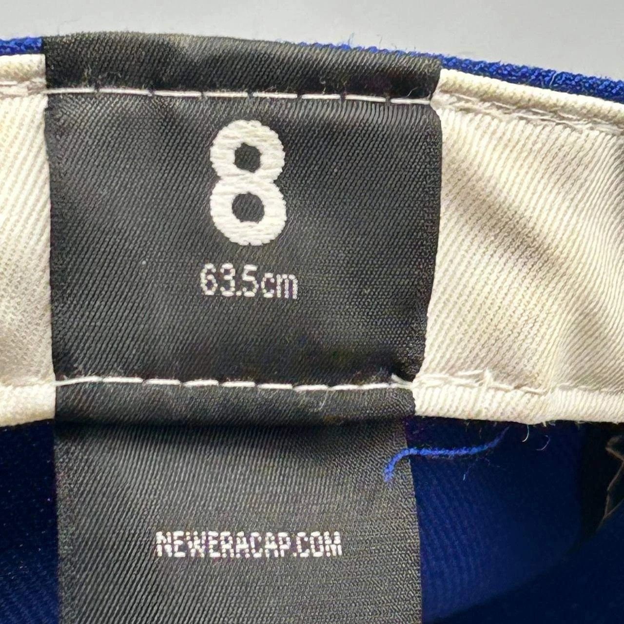 New Era Toronto Blue Jays Hat Men 8 Blue Gray MLB Fitted Cap Wool Size ONE SIZE - 4 Thumbnail