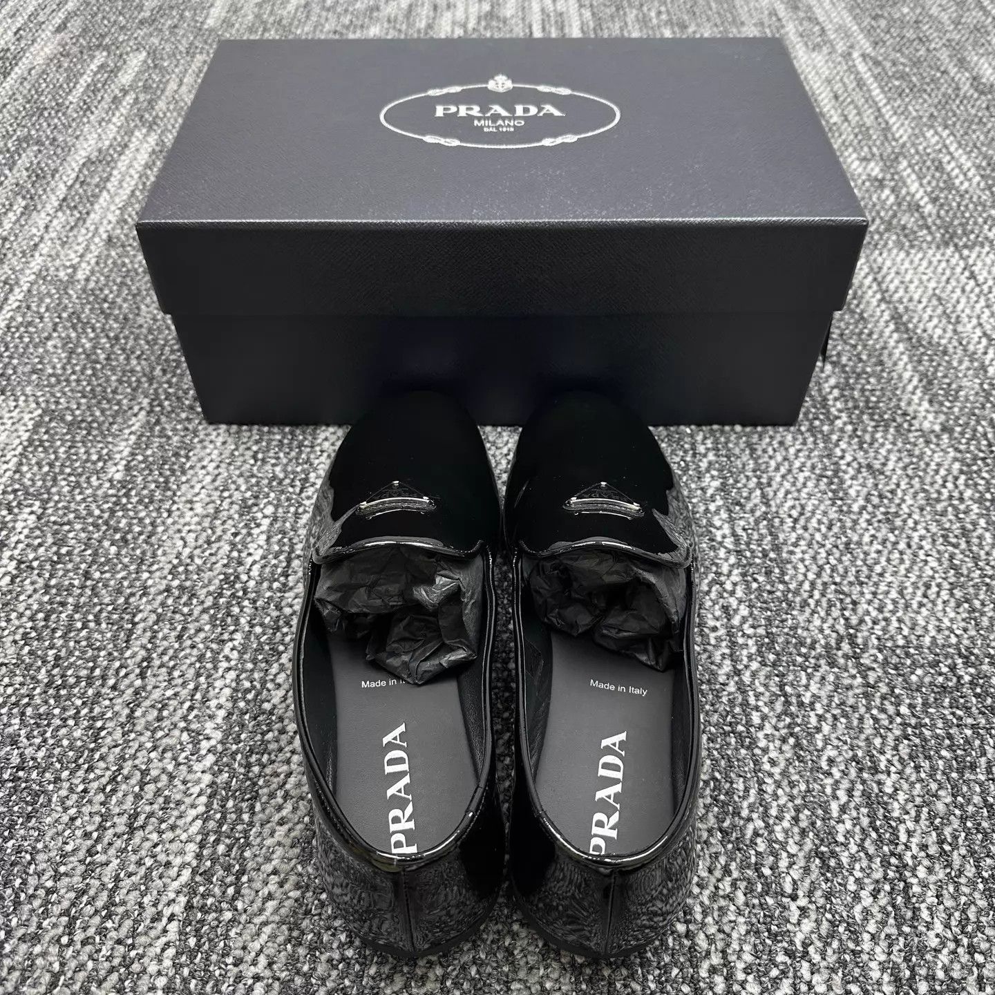 Prada Prada Triangle Logo Slip-On Loafer Size 43 Size US 9 / EU 42 - 3 Thumbnail