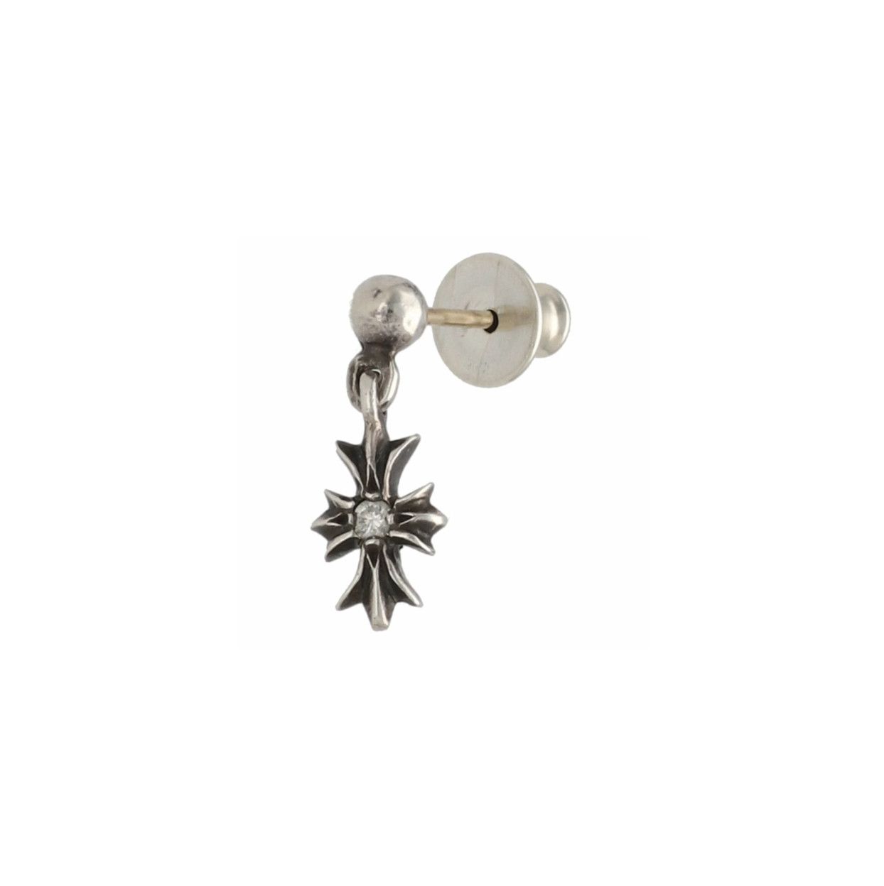 Chrome Hearts CHROME HEARTS TINY E DIAMOND EARRING Size ONE SIZE - 1 Thumbnail