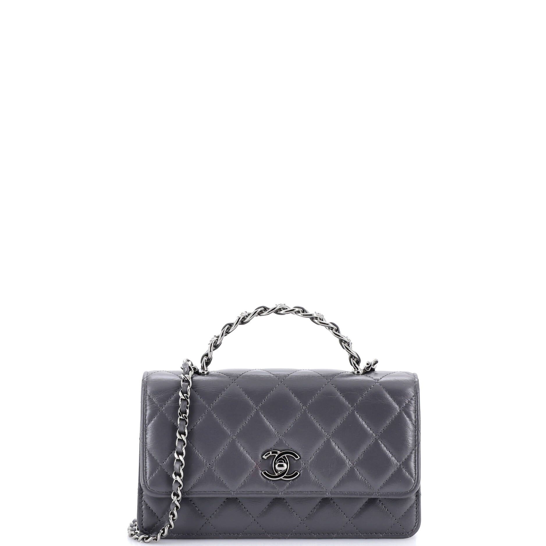 Chanel Top Handle Phone Holder with Chain Size ONE SIZE - 1 Thumbnail