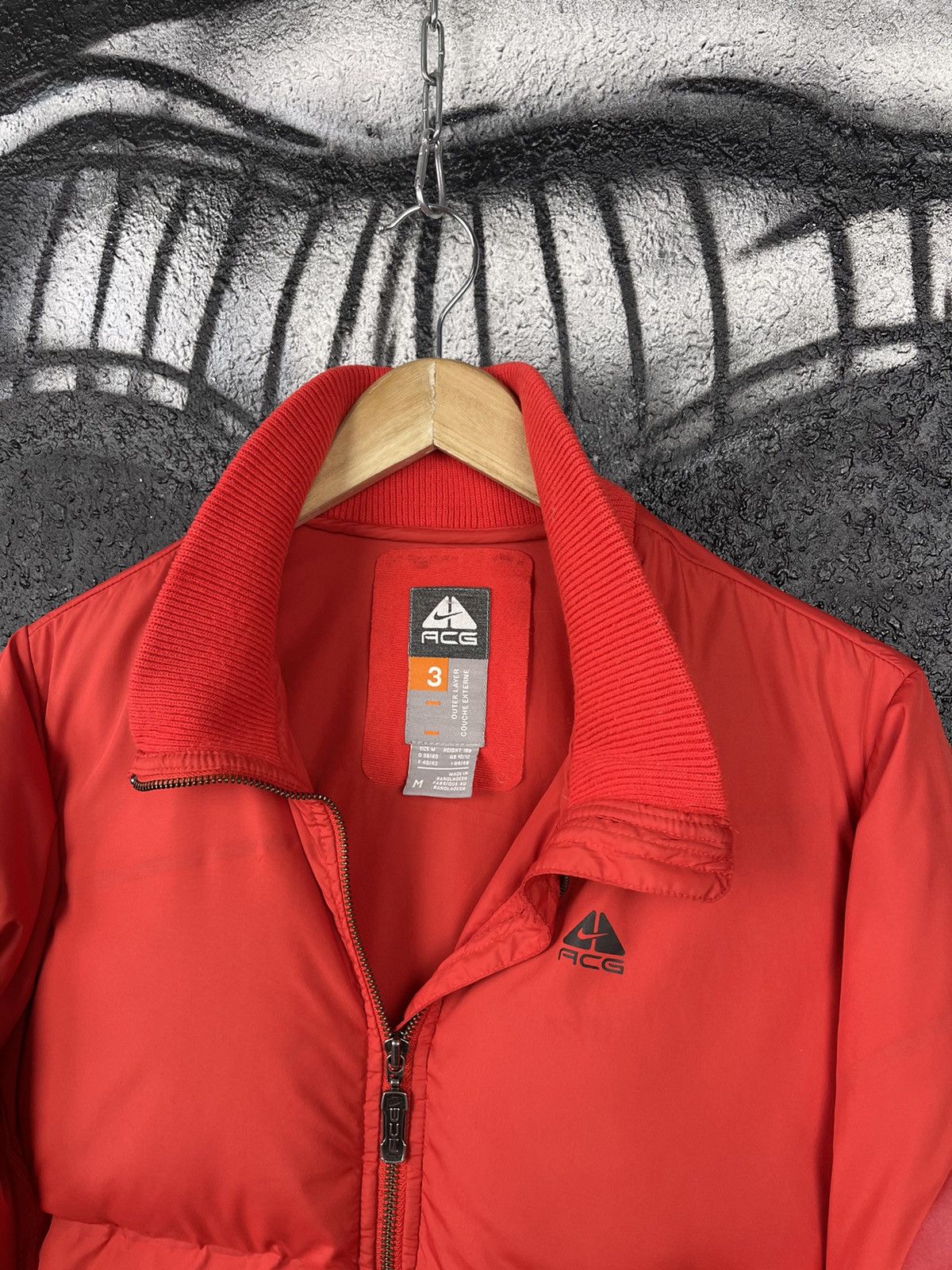 Nike ACG Nike ACG Y2K Vintage Red Puffer Down Jacket Women’s Size M Size M / US 6-8 / IT 42-44 - 8 Thumbnail