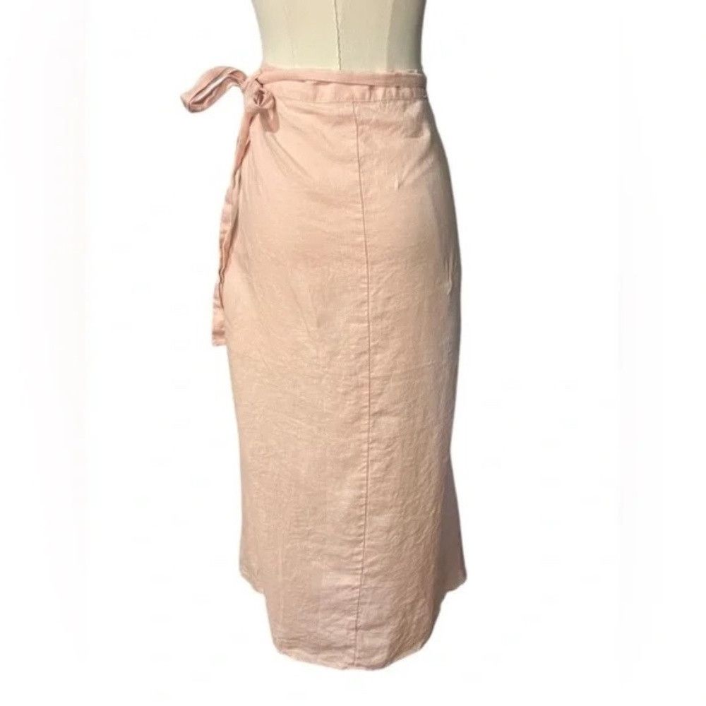 Other Aritzia Wilfred Eleta Skirt Linen Wrap Midi skirt size smal Size 28" / US 6 / IT 42 - 5 Thumbnail