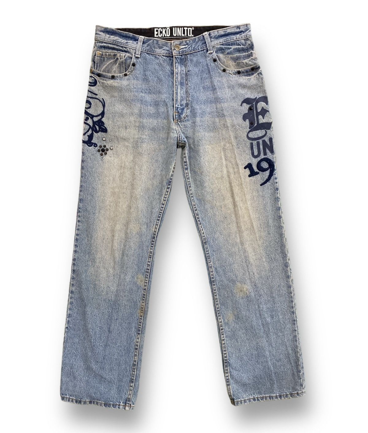 Ecko Unltd. × JNCO × Vintage Vintage Y2K Distressed Ecko