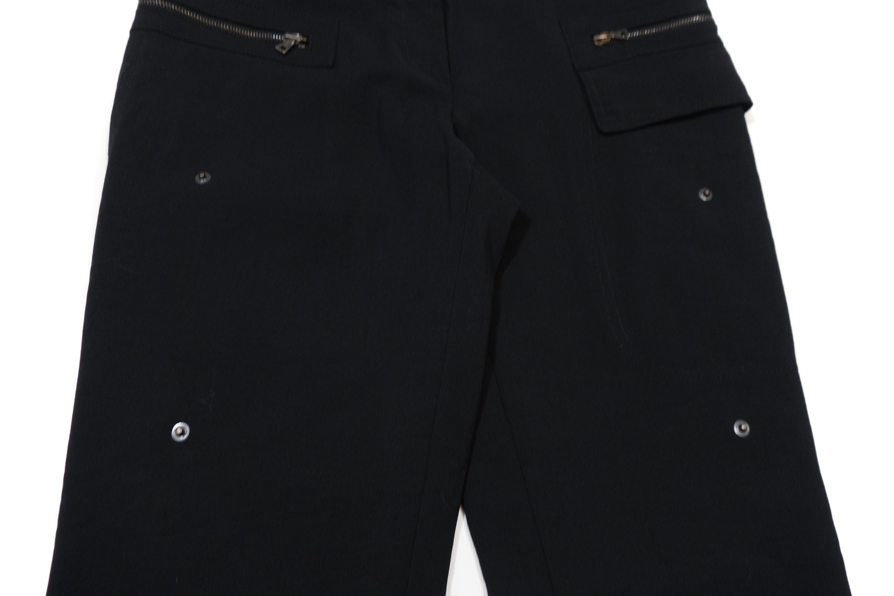 Prada 00s Mainline Wool Blend Tactical Cargo Pocket Pants Size 28" / US 6 / IT 42 - 4 Thumbnail