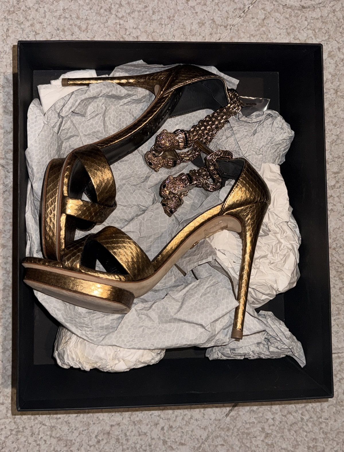 Roberto Cavalli Jewel panther sandals Size US 9 / IT 39 - 2 Thumbnail