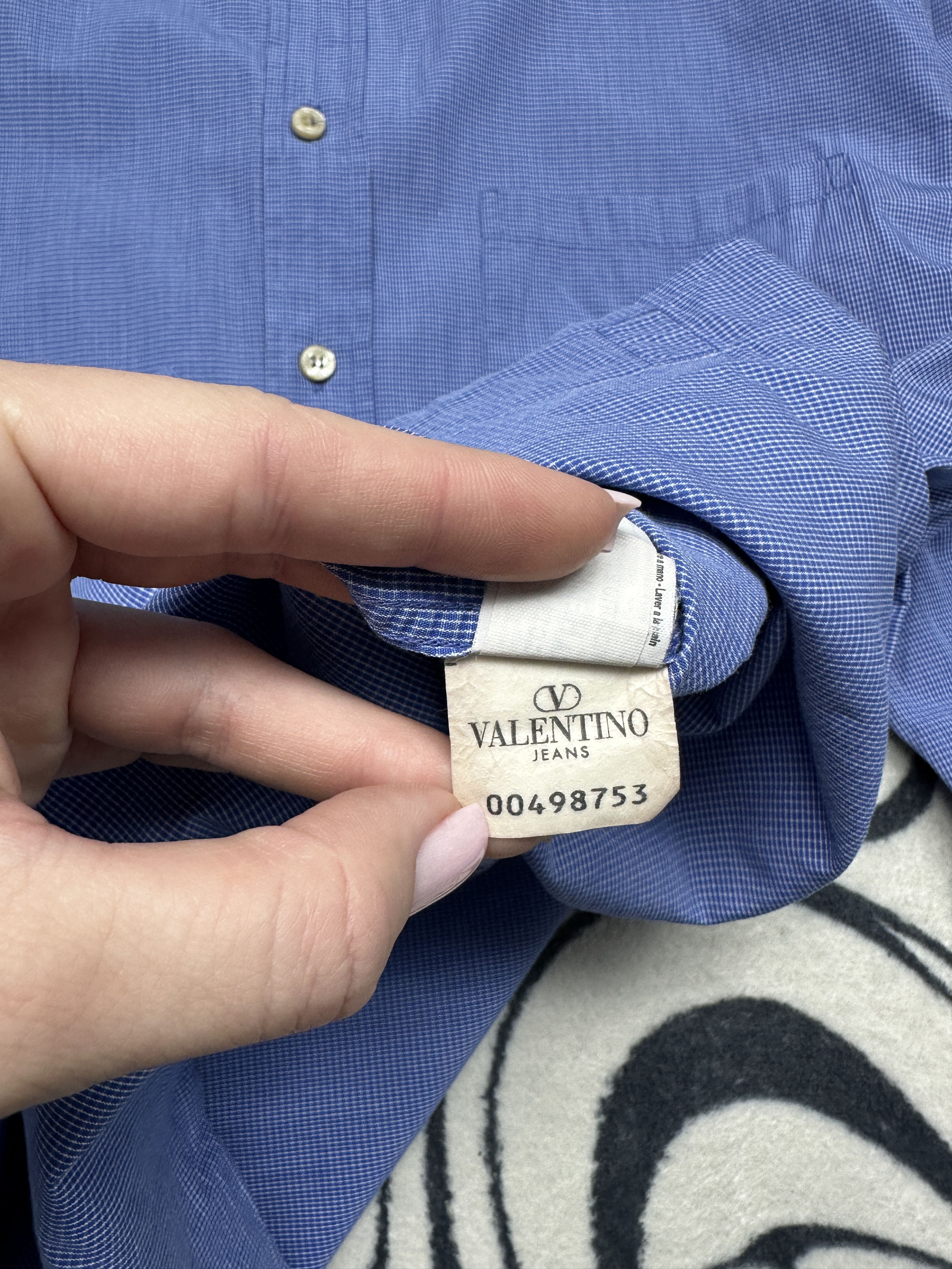 Valentino Valentino Vintage Mens Long Sleeve Shirt Size US XL / EU 56 / 4 - 6 Thumbnail