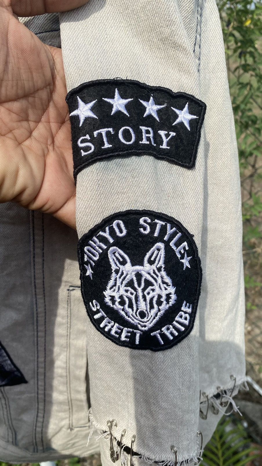 Japanese Brand Jungle Storm The Jolly Joker Tokyo Style Denim Jacket Size US L / EU 52-54 / 3 - 11 Thumbnail