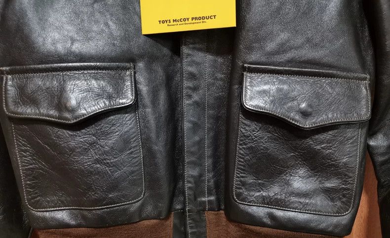 The Real McCoy's the real mccoys Size 40Red Silk Lined A2 Horse Leather Flig Size US M / EU 48-50 / 2 - 2 Thumbnail
