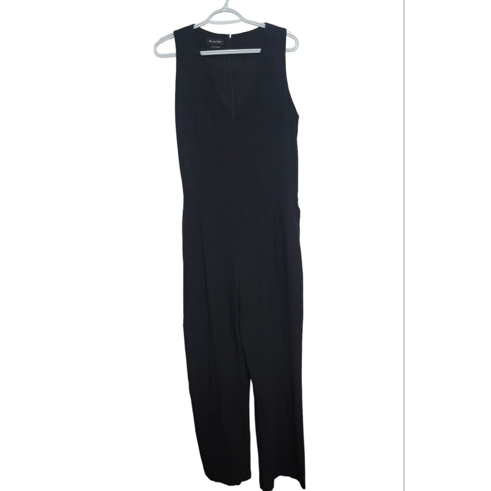 Massimo Dutti Massimo Dutti Women Jumpsuits Sleeveless Black Size US 10 Size 32" / US 10 / IT 46 - 1 Thumbnail