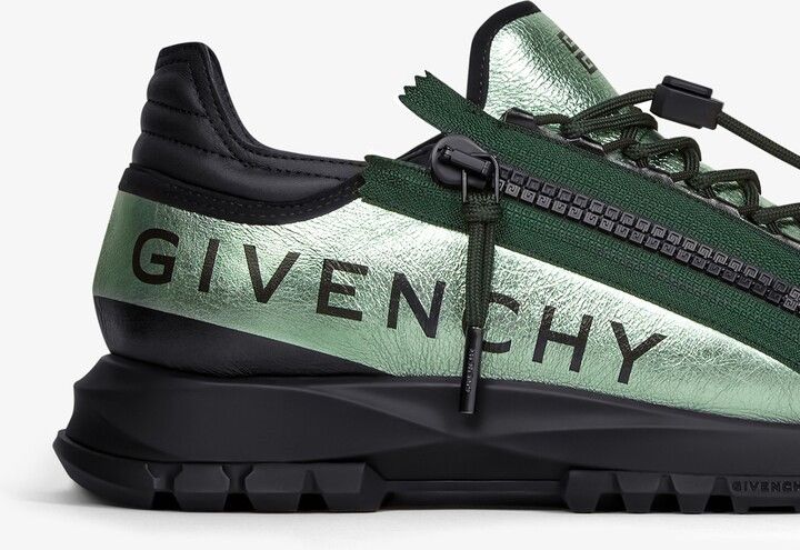 Givenchy o1w1db10325 Spectre Zip Runners in Low Green Size US 6.5 / EU 39-40 - 2 Thumbnail