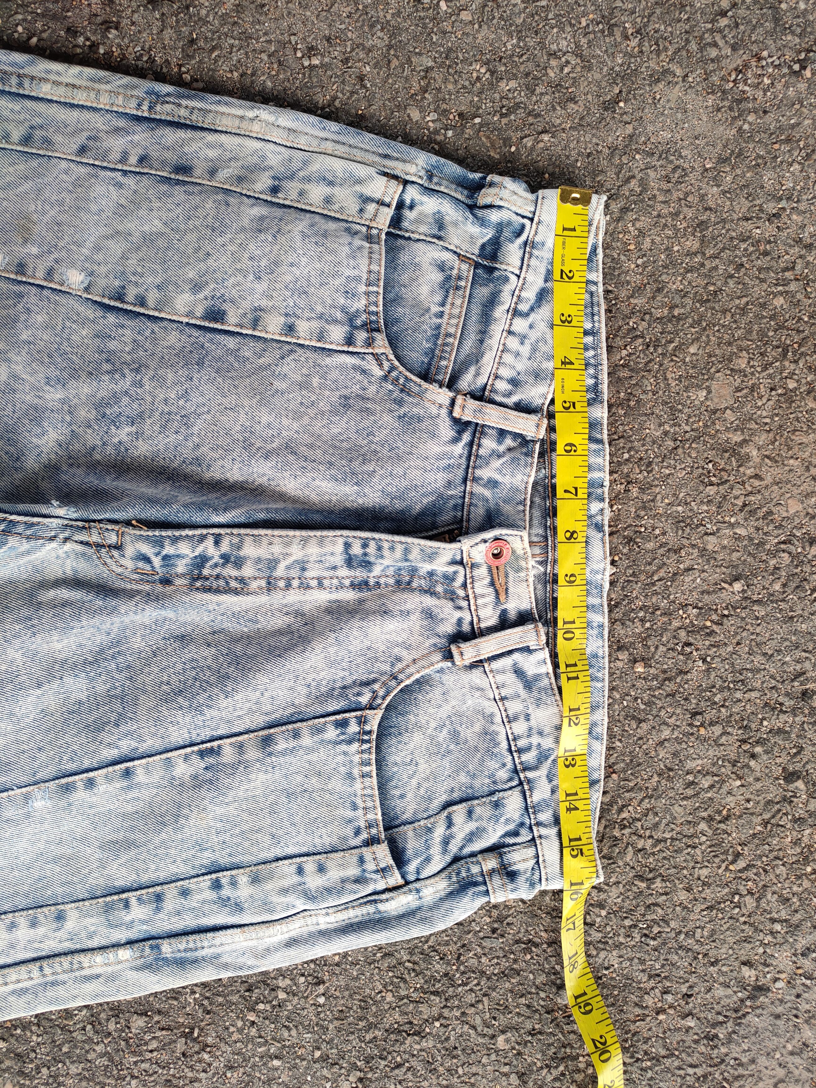 Japanese Brand × Jean × Vintage VINTAGE THREEPAL FADED RIPPED JEANS DENIM PANTS Size US 32 / EU 48 - 6 Thumbnail