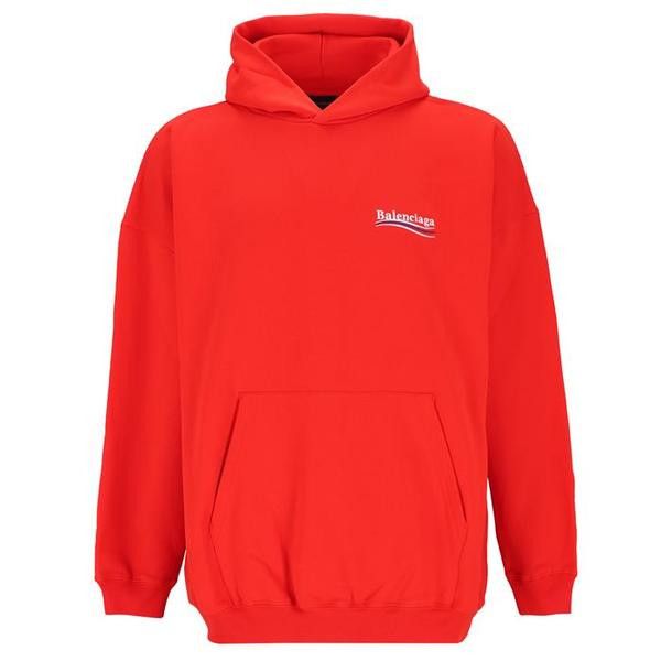 Balenciaga o1mt1gz1224 Political Campaign Large Fit Hoodie Red Size US L / EU 52-54 / 3 - 1 Thumbnail