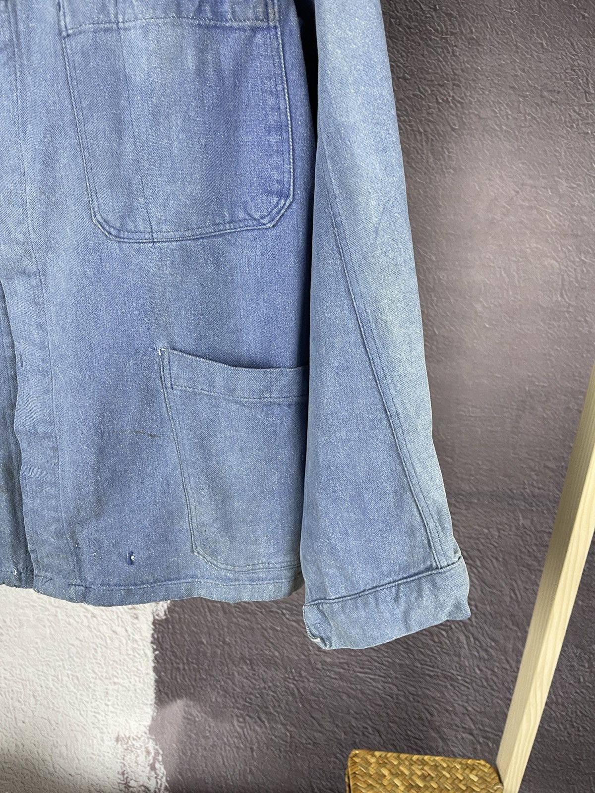 Vintage True Vintage 70s Sanfor Kuso distressed used work jacket Size US S / EU 44-46 / 1 - 7 Thumbnail