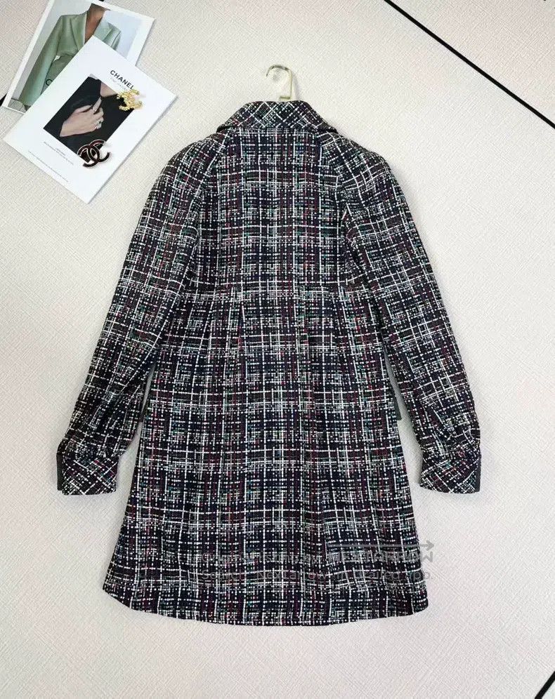 Other Chanel Classic thick tweed colour tweed long jacket Size XXS / US 00 / IT 34 - 4 Thumbnail