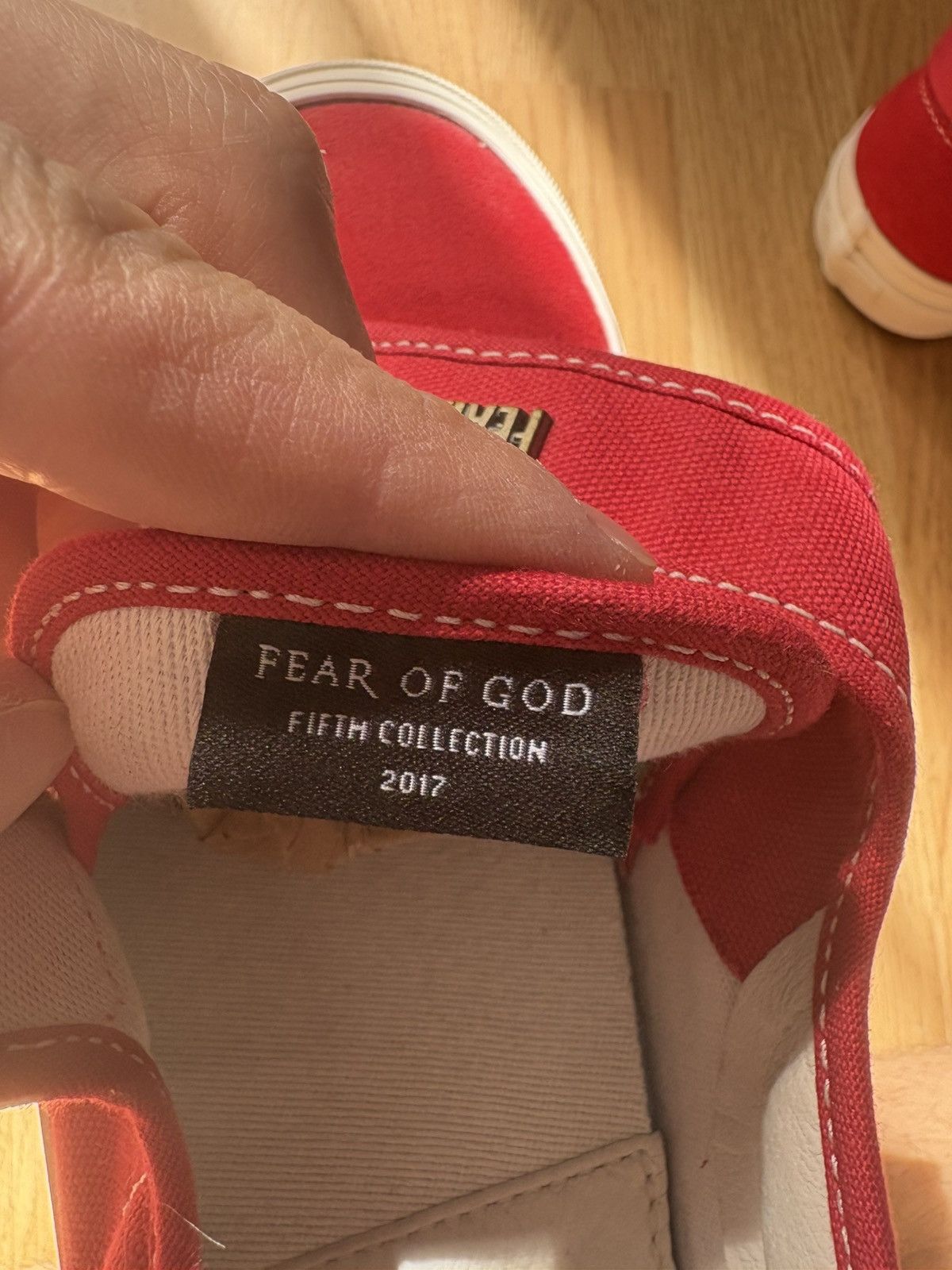 Fear of God × Vans Vans x Fear Of God Slip-On 47 V DX Size US 8 / EU 41 - 7 Thumbnail