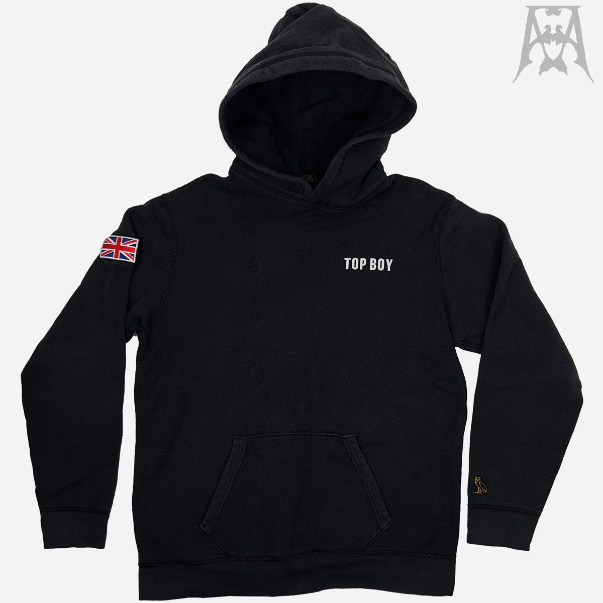 image of Drake x Octobers Very Own Ovo X Top Boy Uk Exclusive Hoodie in Black, Men's (Size XL)