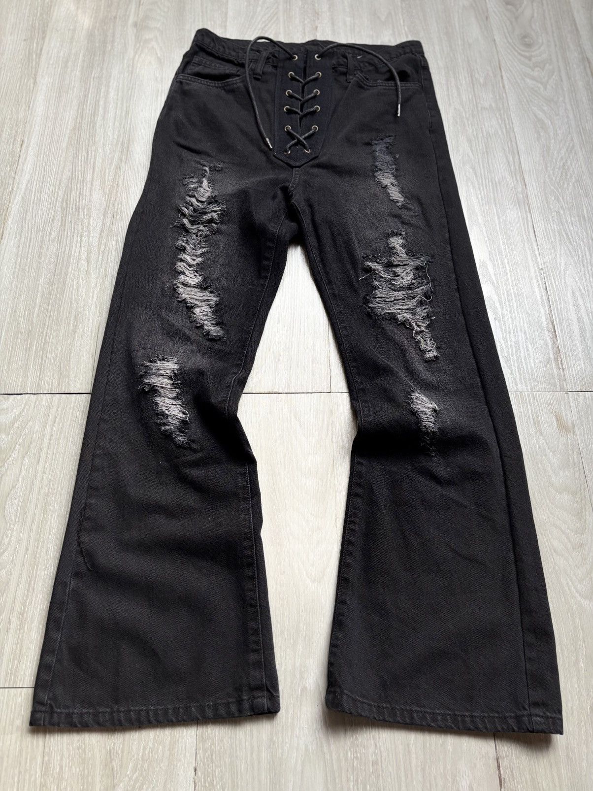 If Six Was Nine IfSixWasNine „Crazy Mexican“ Snakeskin Flared Lace