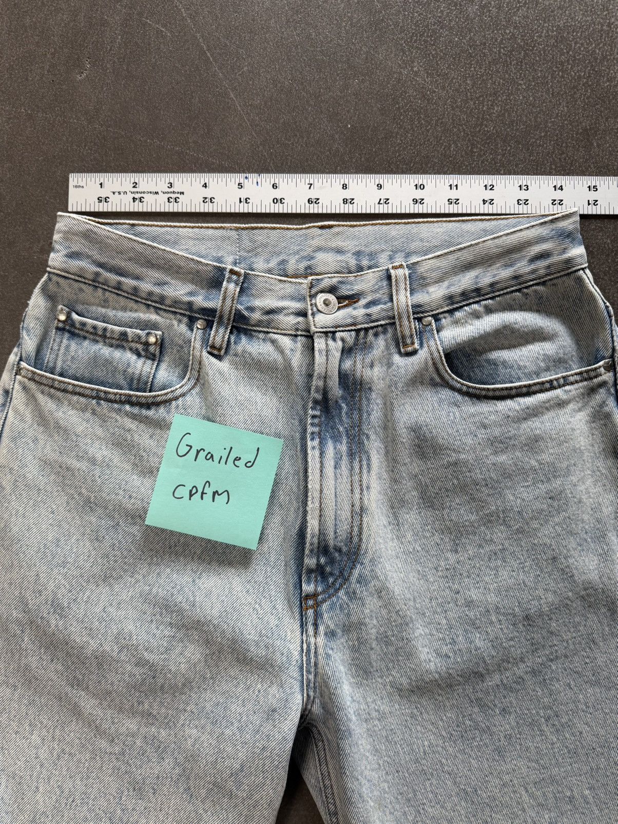 Y/Project Y Project Cowboy Cuff Jeans 29 Size US 29 - 4 Thumbnail