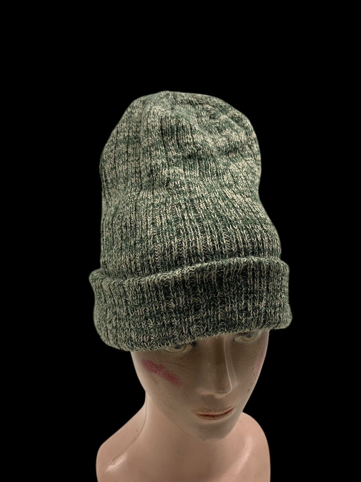 Kapital × Vintage Crochet knitted handmade hairy Beanie Hats Rare Design Size ONE SIZE - 3 Thumbnail