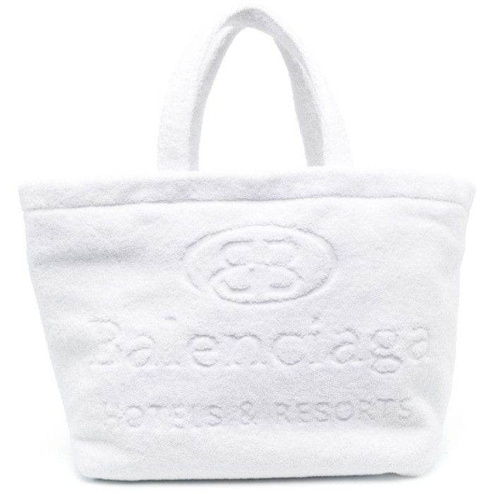 o1la1rc1a0724 Size: OS / Jumbo Large Tote Bag in White