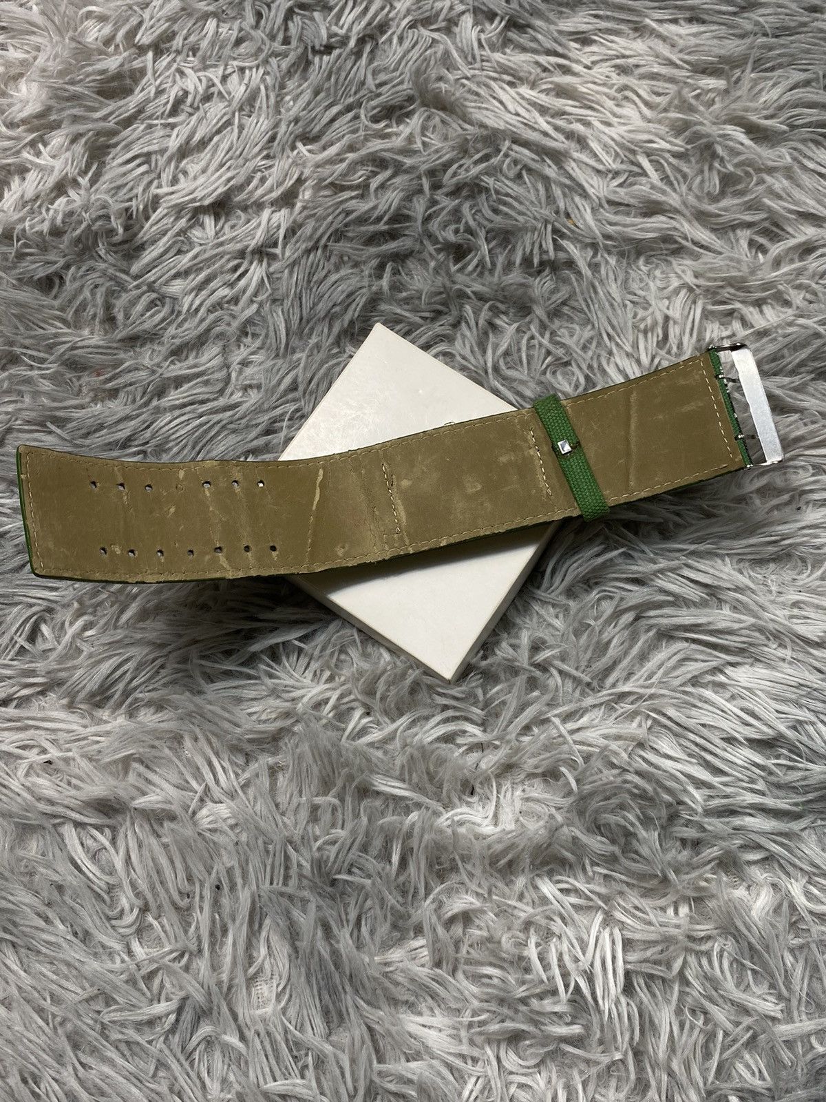 Jewelry × Vintage Vintage Djuice Promo Watch Green Canvas Strap Japanese Brand Size ONE SIZE - 9 Thumbnail