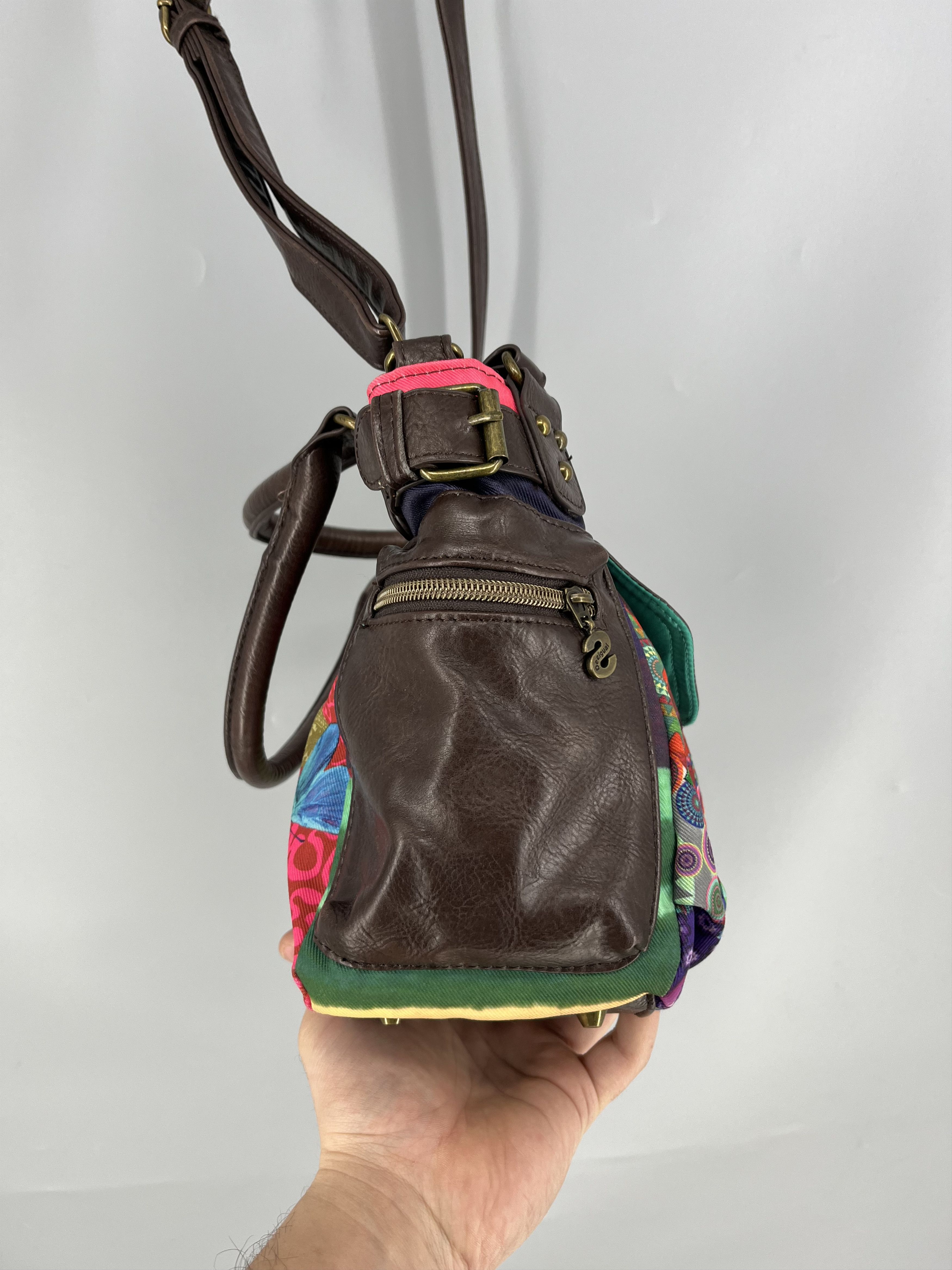 Desigual Desigual Handbag Satchel Rainbow Authentic hand Bag Size ONE SIZE - 10 Thumbnail