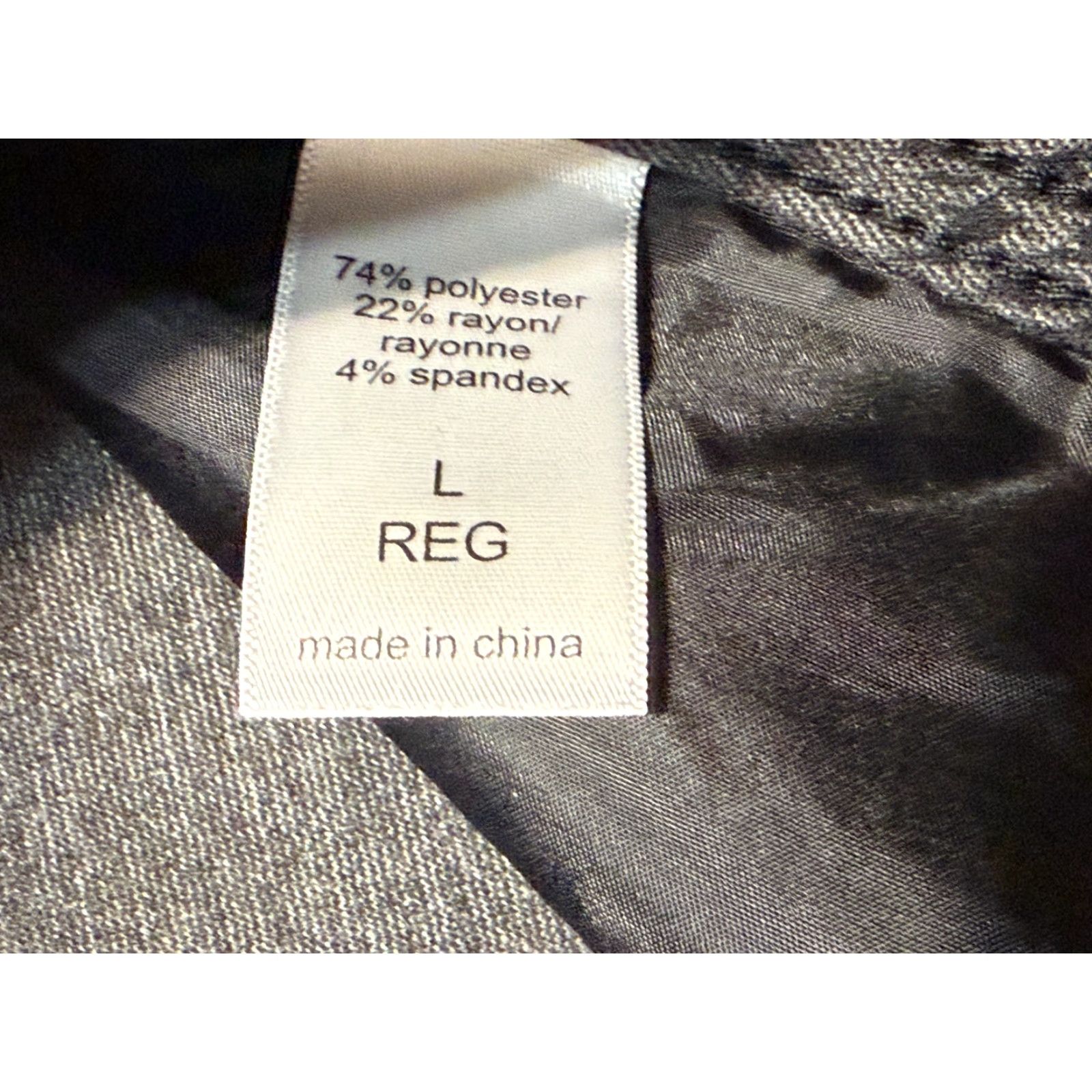 Vintage Maurices Pants Women's Large Gray Black Red Plaid Ankle Mid Rise Inseam 26.5 in Rayon Flat Front Pull On Regular Womens Pants Size 36" / US 14 / IT 50 - 5 Thumbnail