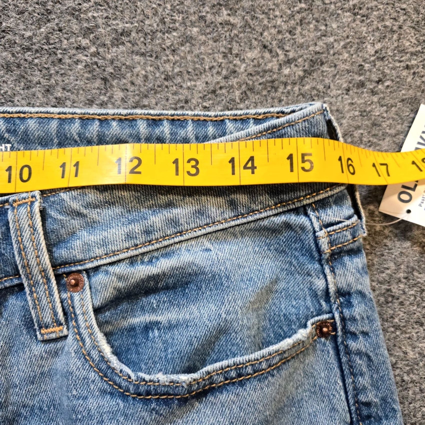 Old Navy Old Navy Jeans Womens Size 10 Blue OG Straight Light Wash Baggy Casual Capsule Jeans Women Size 32" / US 10 / IT 46 - 7 Thumbnail