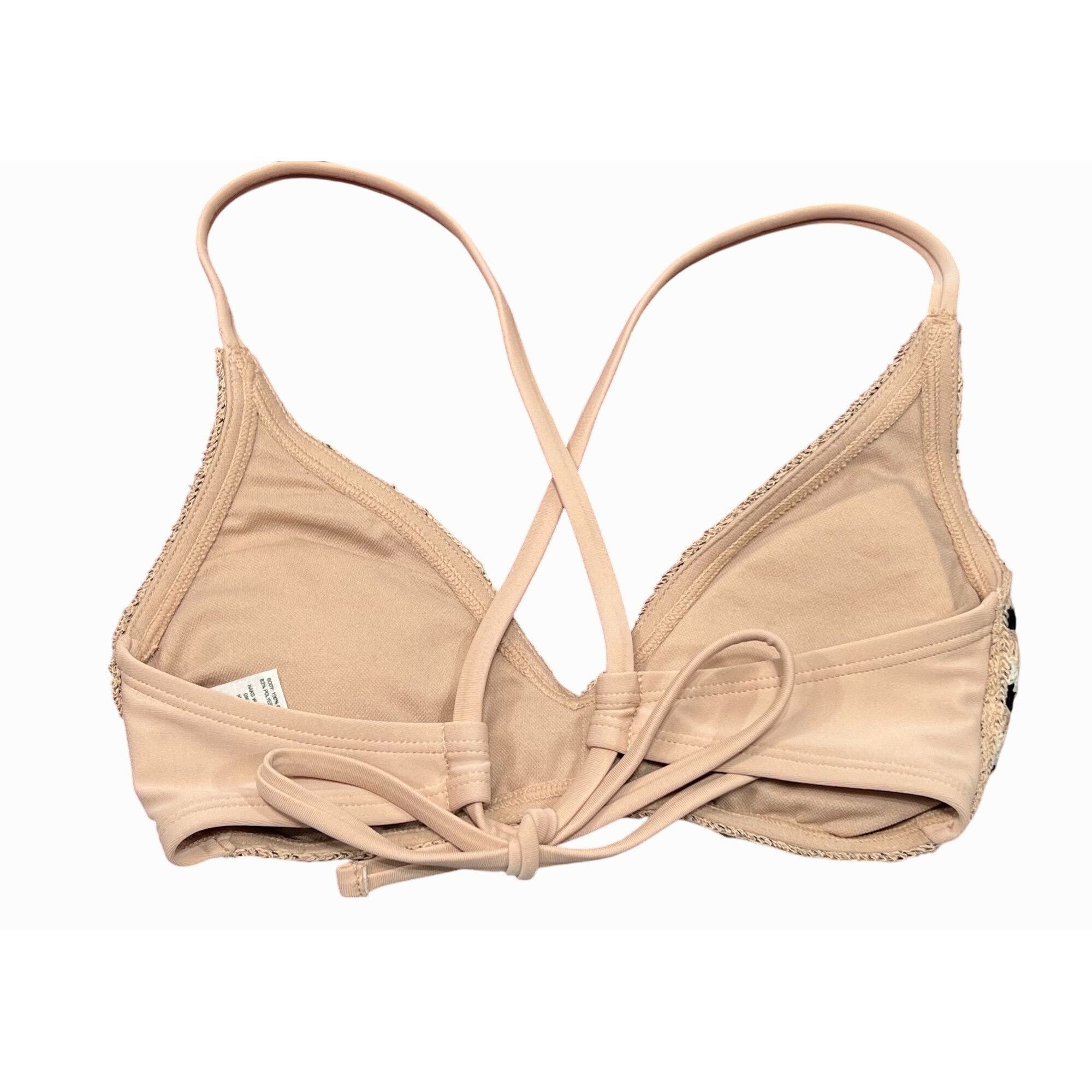 Other Wild Fable - Women's Stripe Crochet Bralette Bikini Top - Be Size ONE SIZE - 2 Thumbnail