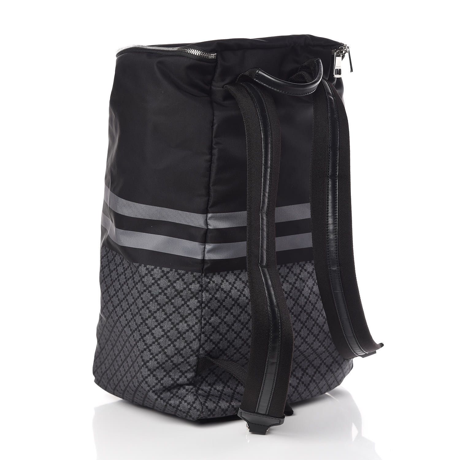 Gucci Gucci Diamante Nylon Backpack Black Size ONE SIZE - 2 Thumbnail