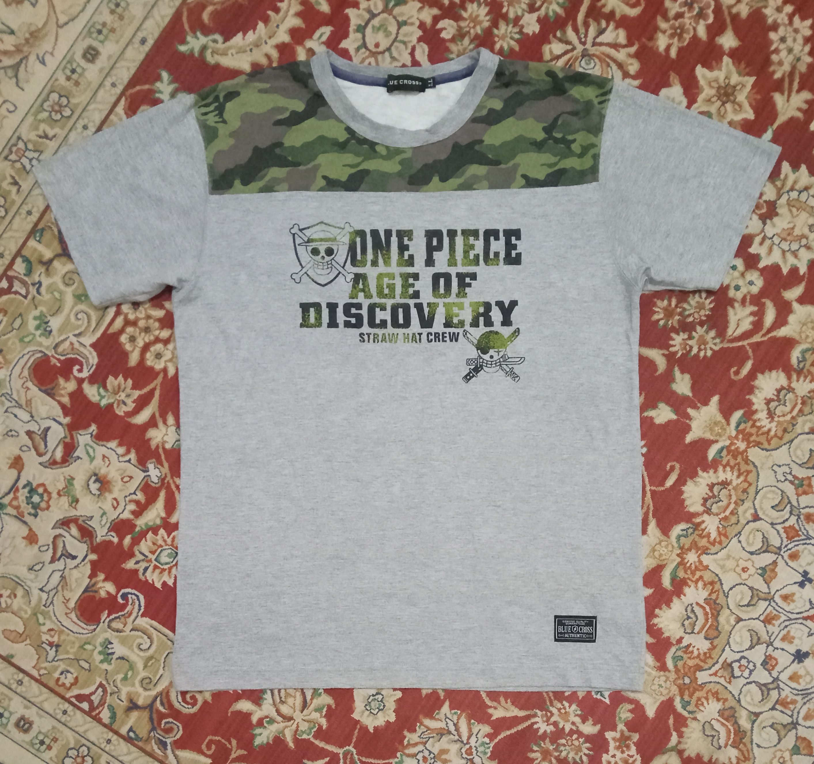 One Piece Blue Cross x One Piece Rare Design T Shirt Size US L / EU 52-54 / 3 - 1 Thumbnail