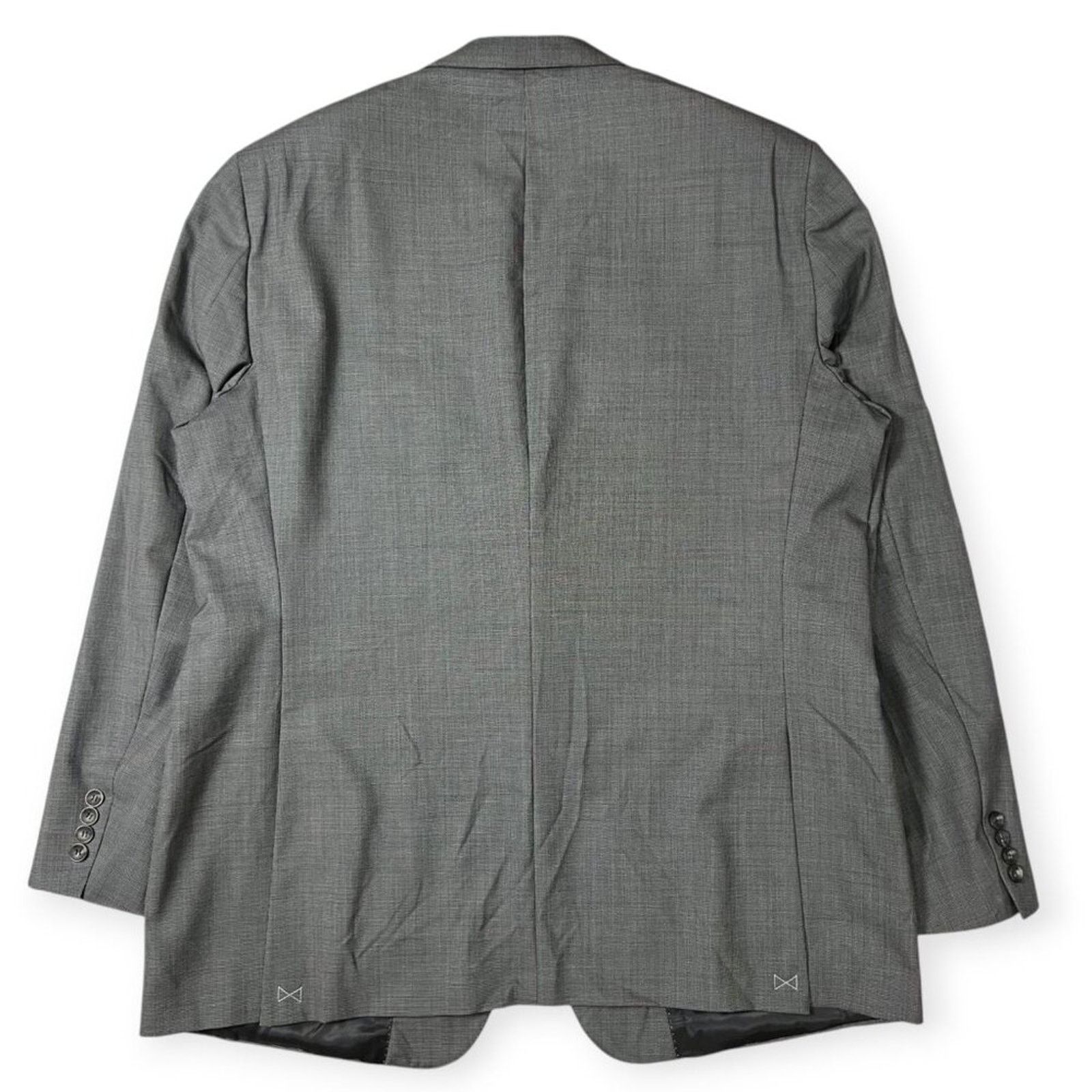 Hart Schaffner Marx Hart Schaffner Marx Wool Blazer 48L Gray Suit Jacket Dillard Size 48L - 2 Thumbnail