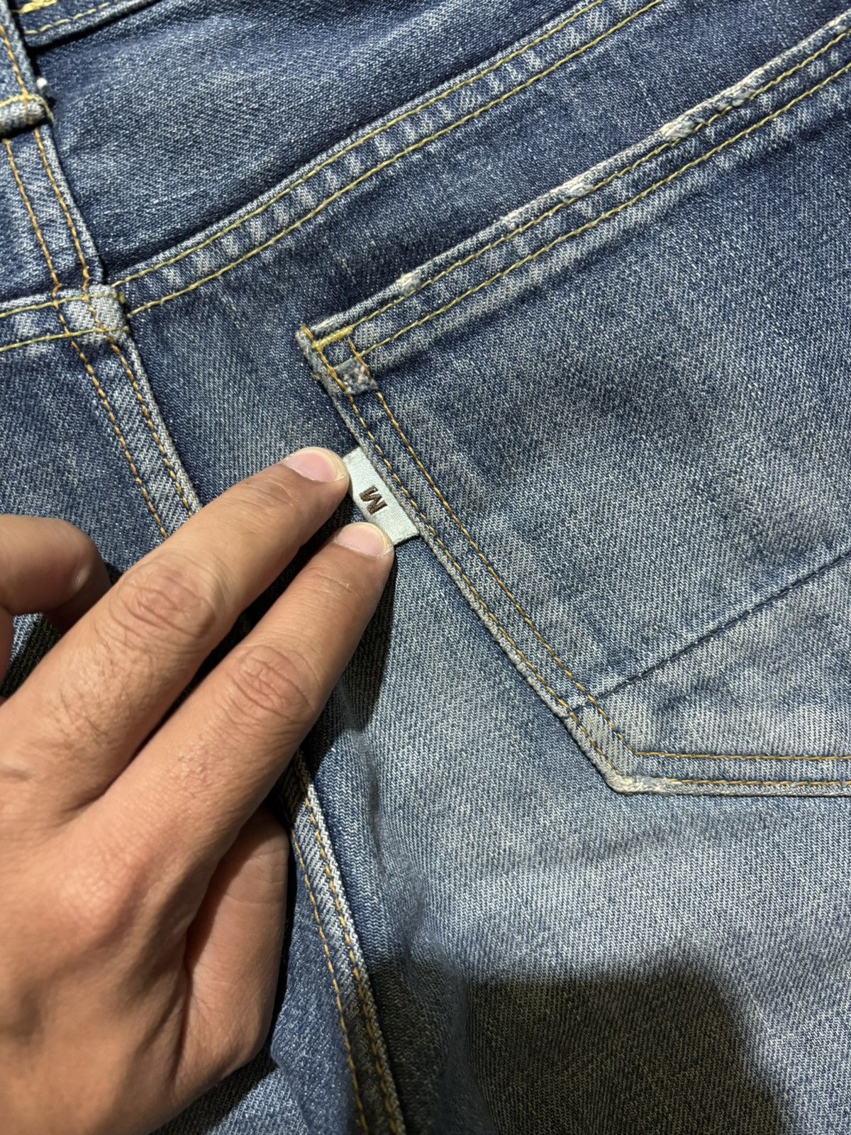 Kapital MTYF Japan Kapital Style Selvedge Patchwork Distress Jeans Size US 30 / EU 46 - 12 Thumbnail