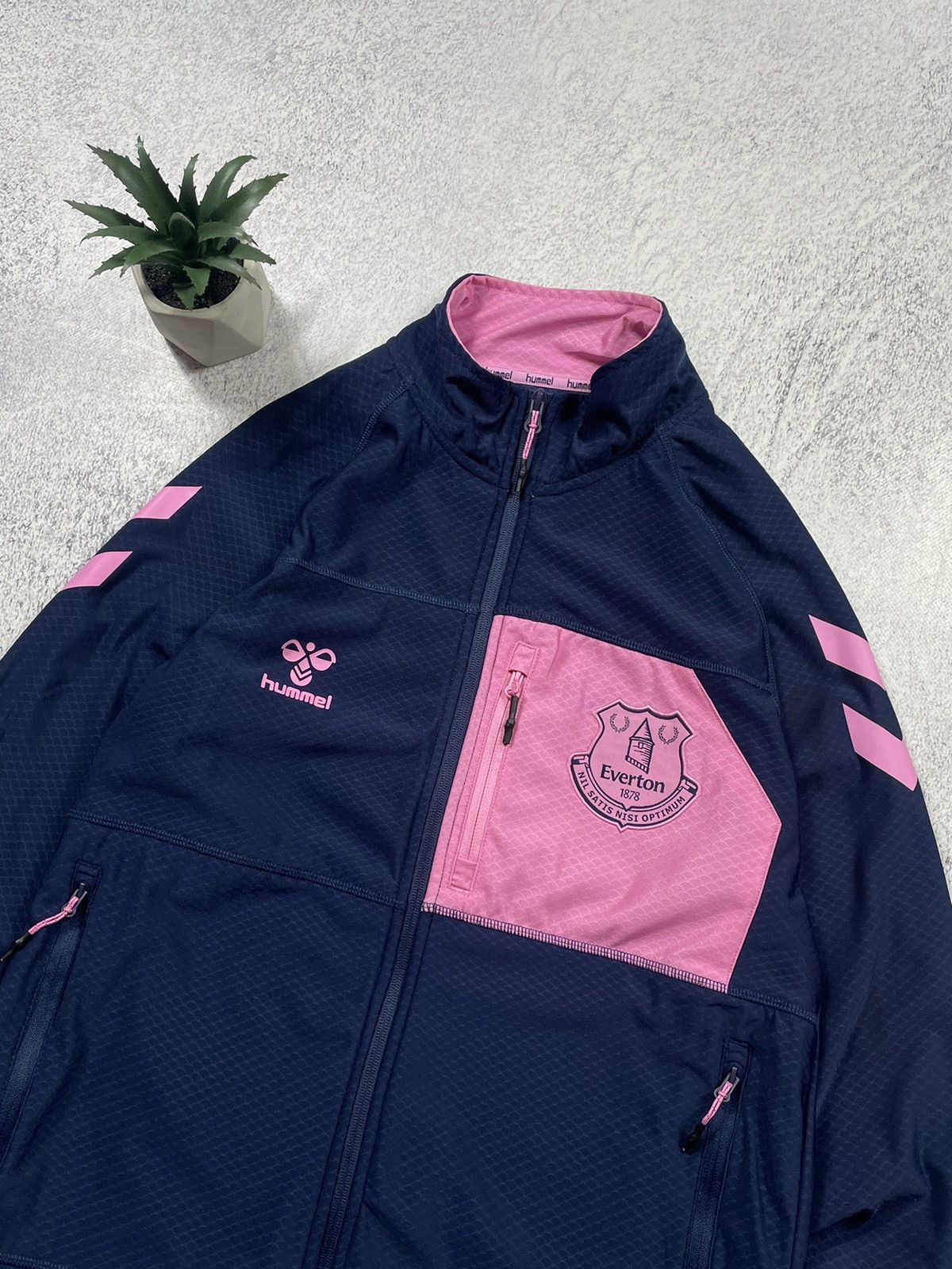 Hummel Hummel Everton Blockcore Track Top Jacket Size US M / EU 48-50 / 2 - 4 Thumbnail