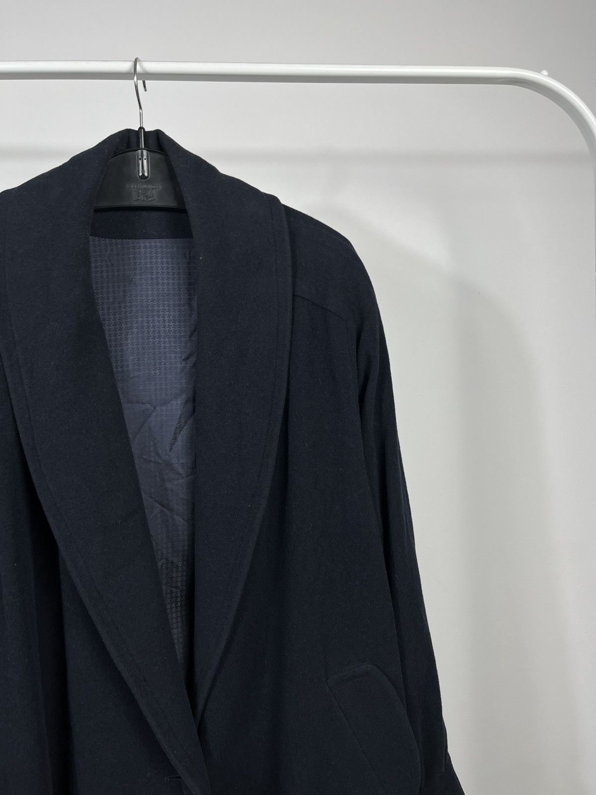 Other Vintage Women’s Wool Coat West Germany One Button Navy Size 3XL / US 20-22 - 6 Thumbnail